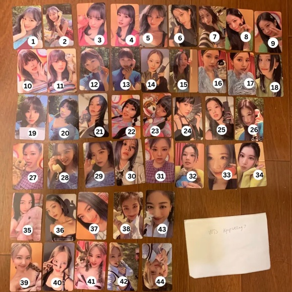 Twice between 1&2 official photocard pc set - Picture 1 of 1